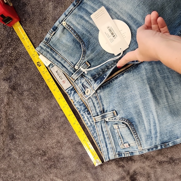 AG "the Isabelle" high rise straight crop jeans size 27, new with tags! - Picture 12 of 16